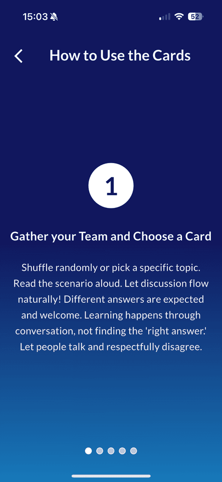 Simple step-by-step guidance